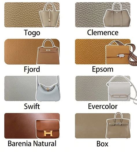 hermes types of leather